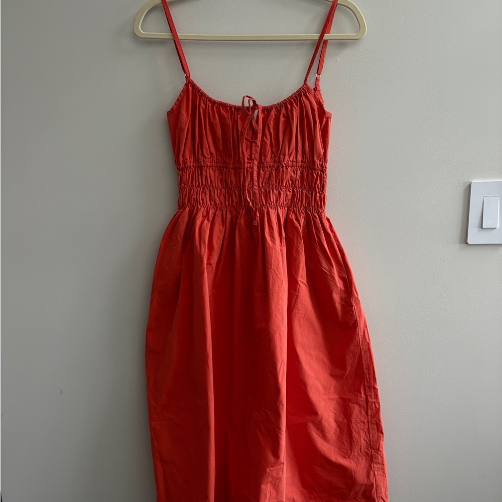 Ciao Lucia Vibrant Red Midi Dress